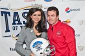 2012 Miss America at Super Bowl XLVI Taste of the NFL